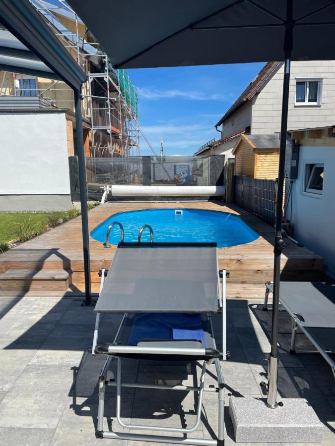 #3 Bequemes Zimmer Mit Pool Und Garten Memmingen Dış mekan fotoğraf